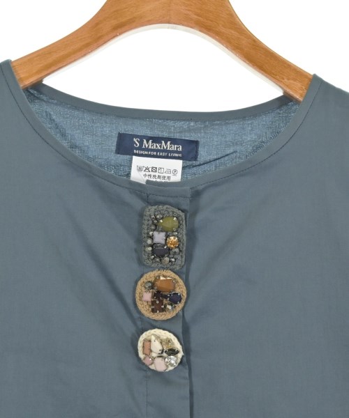 'S Max Mara（エス　マックス　マーラ）ブラウス 青 サイズ:38(S位) レディース/2200642639257