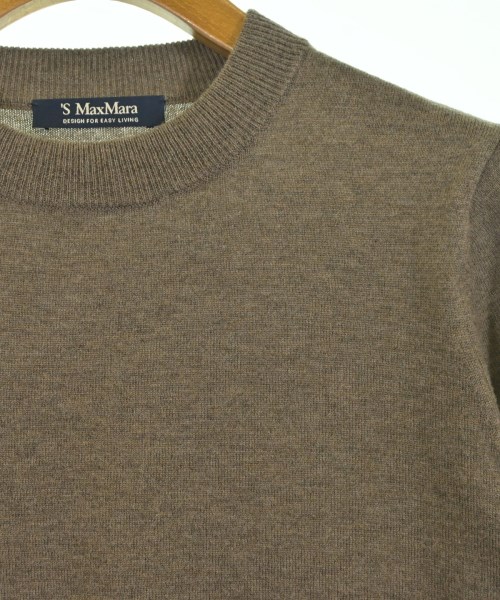 'S Max Mara（エス　マックス　マーラ）ニット・セーター 茶 サイズ:S レディース/2200643482036