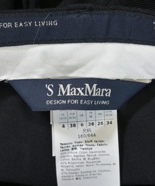 'S Max Mara（エス　マックス　マーラ）その他 黒 サイズ:38(S位) レディース/2200610042591