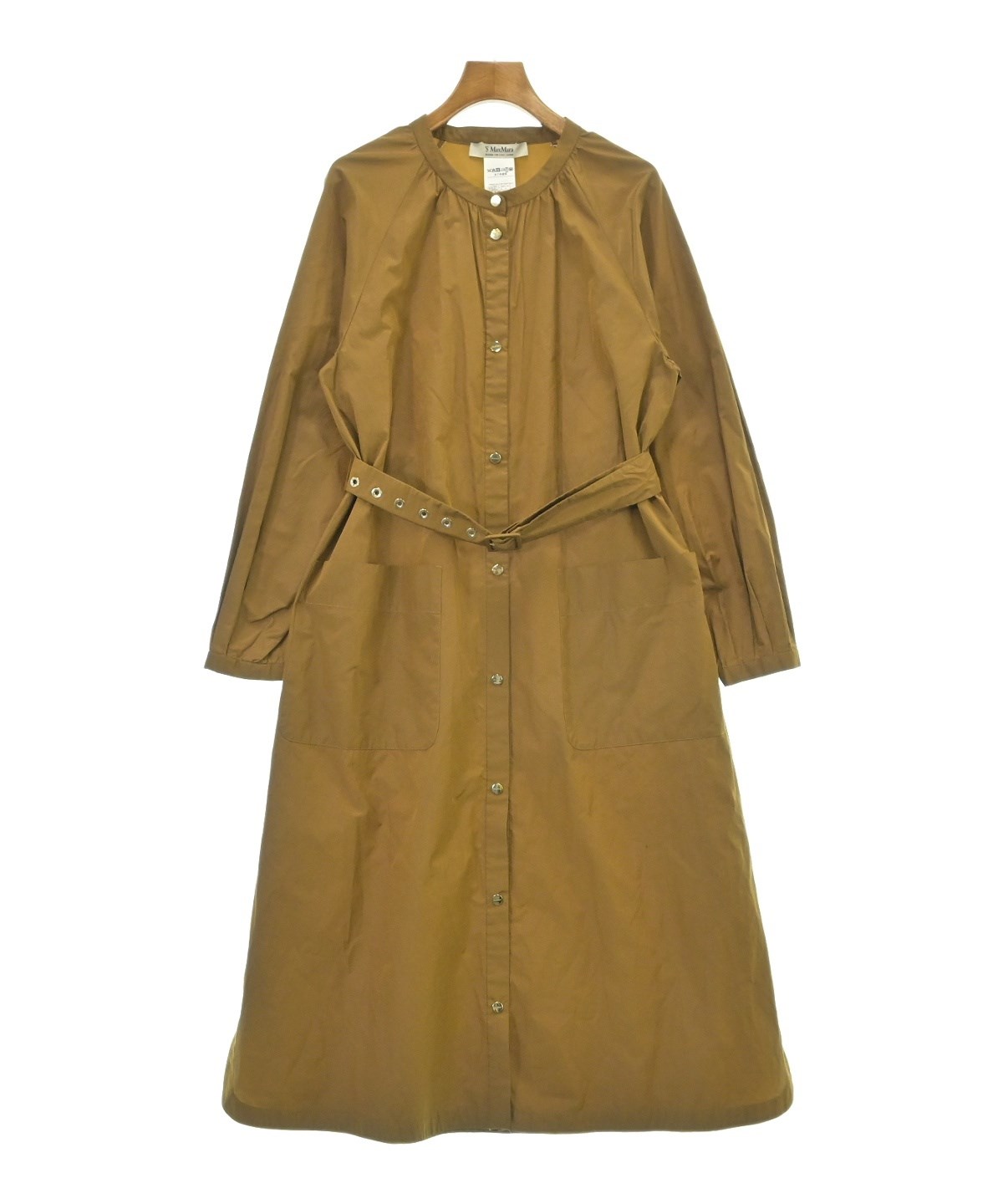 S Max Mara（エス マックス マーラ）ワンピース 茶 サイズ:42(M位