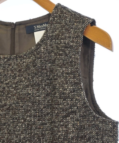 'S Max Mara（エス　マックス　マーラ）ワンピース 茶 サイズ:38(S位) レディース/2200625585014