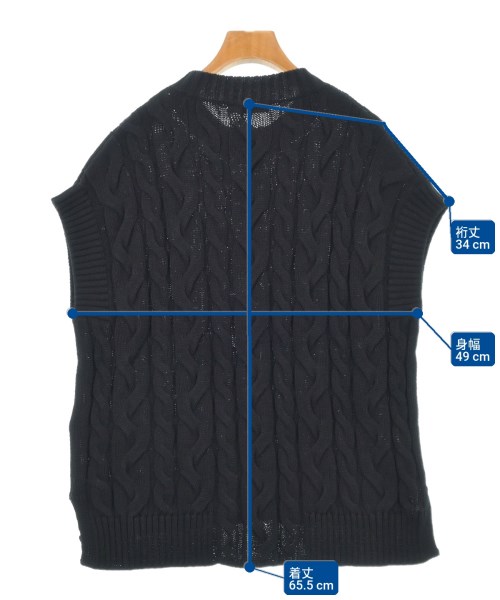 'S Max Mara（エス　マックス　マーラ）ベスト 紺 サイズ:M レディース/2200626600051