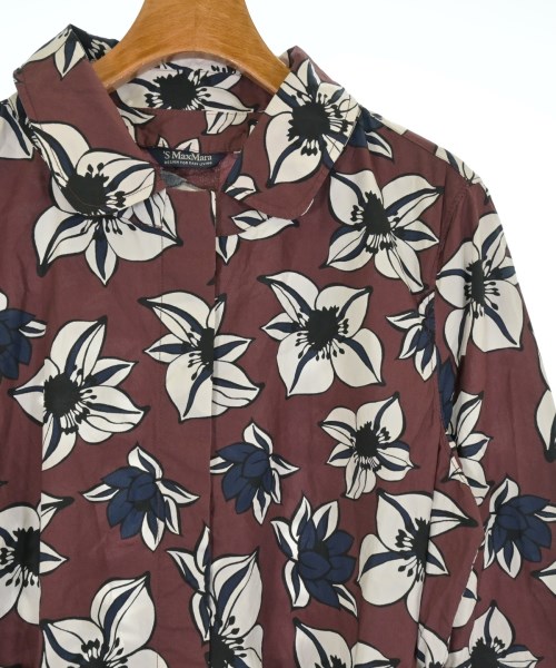 'S Max Mara（エス　マックス　マーラ）シャツワンピース 茶 サイズ:44(L位) レディース/2200631631040