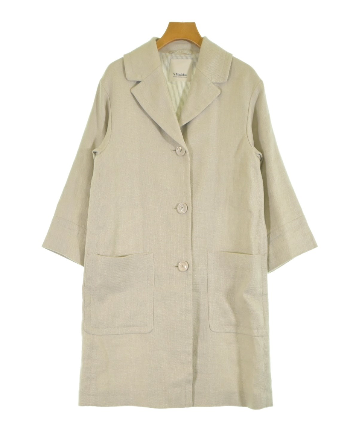 Max Mara ベージュ チェスターコート S Max Mara（エス マックス マーラ）チェスターコート ベージュ サイズ