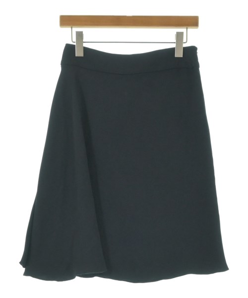 'S Max Mara(エス　マックス　マーラ)ひざ丈スカート 紺 サイズ:38(S位)/2200672554131