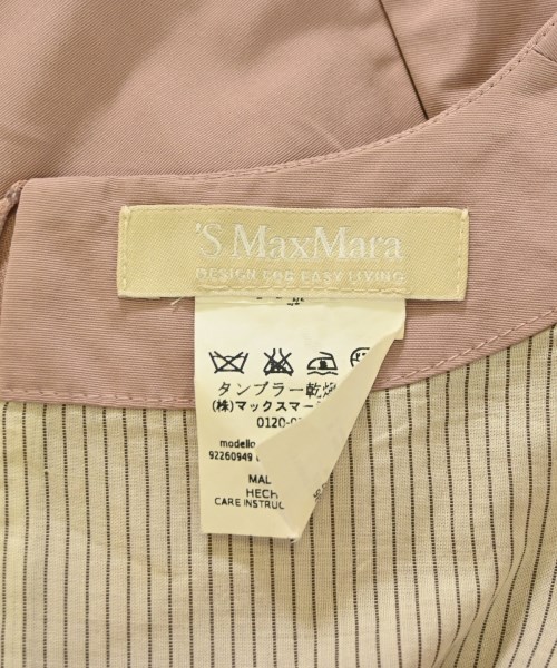 'S Max Mara（エス　マックス　マーラ）ワンピース ピンク サイズ:42(M位) レディース/2200677311029