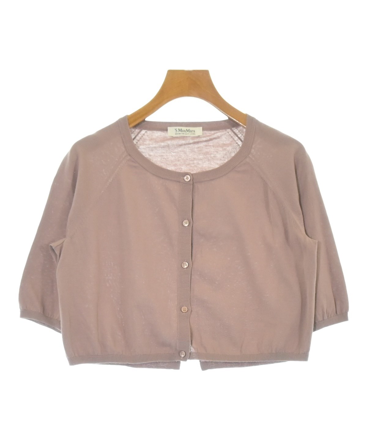 'S Max Mara カーディガン レディース S Max Mara（エス マックス マーラ）カーディガン ピンク サイズ:-(S位
