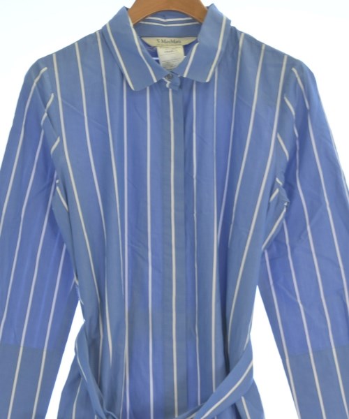 'S Max Mara（エス　マックス　マーラ）シャツワンピース 青 サイズ:-(M位) レディース/2200655772064