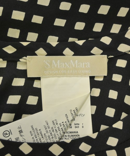 'S Max Mara（エス　マックス　マーラ）ブラウス 黒 サイズ:38(S位) レディース/2200660379043