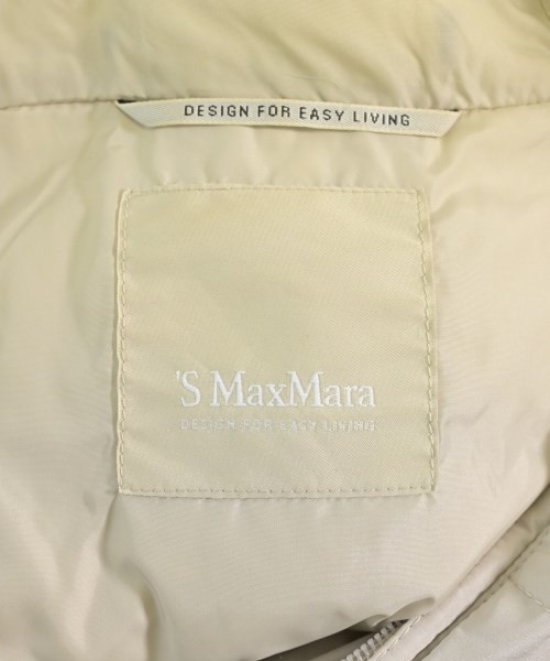 'S Max Mara（エス　マックス　マーラ）ダウンジャケット/ダウンベスト ベージュ サイズ:40(M位) レディース/2200713876017