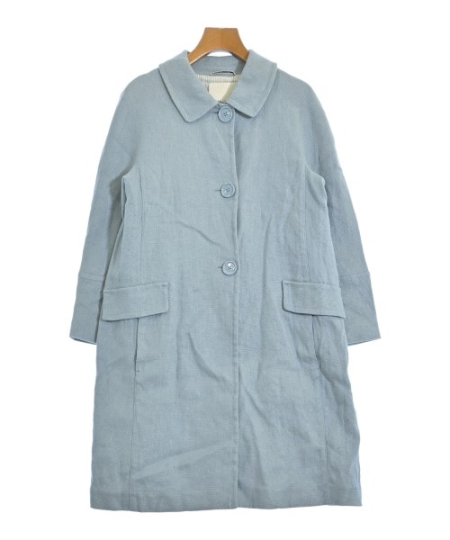 'S Max Mara(エス　マックス　マーラ)ステンカラーコート 青 サイズ:36(XS位)/2200648329046