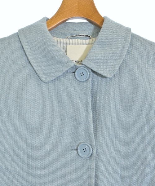 'S Max Mara（エス　マックス　マーラ）ステンカラーコート 青 サイズ:36(XS位) レディース/2200648329046