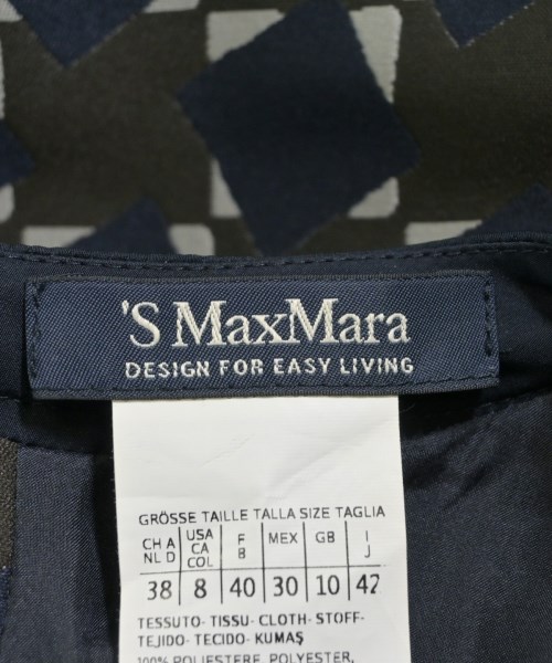 'S Max Mara（エス　マックス　マーラ）ワンピース 紺 サイズ:42(M位) レディース/2200649277063