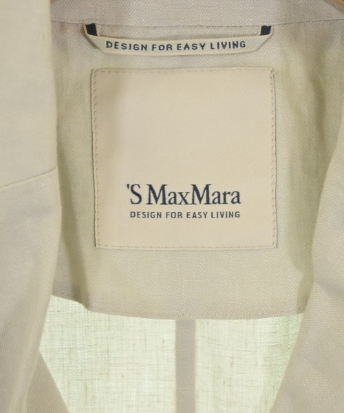 'S Max Mara（エス　マックス　マーラ）カジュアルジャケット ベージュ サイズ:38(S位) レディース/2200650947016