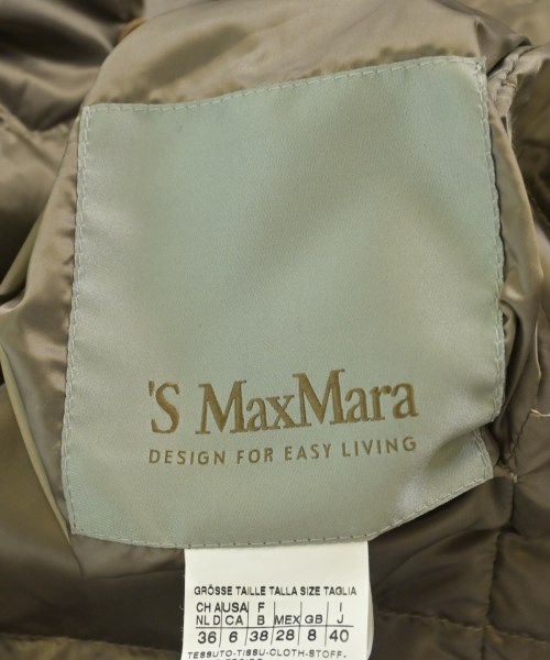 'S Max Mara（エス　マックス　マーラ）ダウンコート 茶 サイズ:40(M位) レディース/2200649813056