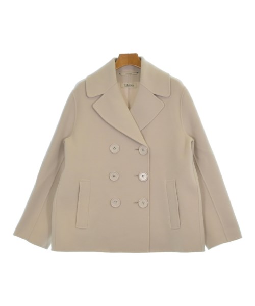 'S Max Mara(エス　マックス　マーラ)ピーコート 白 サイズ:38(S位)/2200653109039