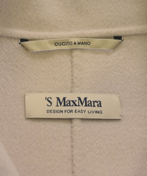 'S Max Mara（エス　マックス　マーラ）ピーコート 白 サイズ:38(S位) レディース/2200653109039