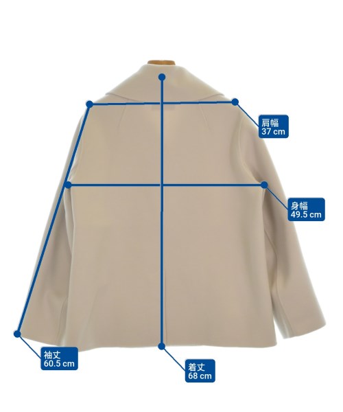 'S Max Mara（エス　マックス　マーラ）ピーコート 白 サイズ:38(S位) レディース/2200653109039