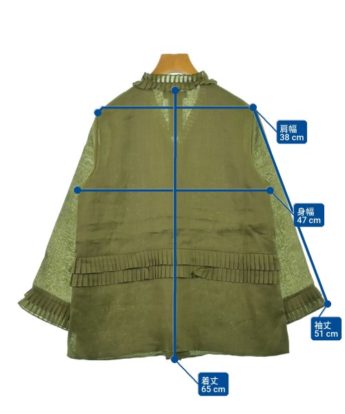 'S Max Mara（エス　マックス　マーラ）ブラウス カーキ サイズ:36(XS位) レディース/2200705491037