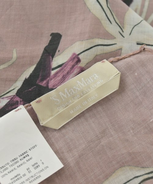 'S Max Mara（エス　マックス　マーラ）ストール ピンク サイズ:- レディース/2200658517822