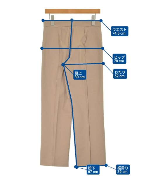 'S Max Mara（エス　マックス　マーラ）スラックス ベージュ サイズ:38(S位) レディース/2200666986030