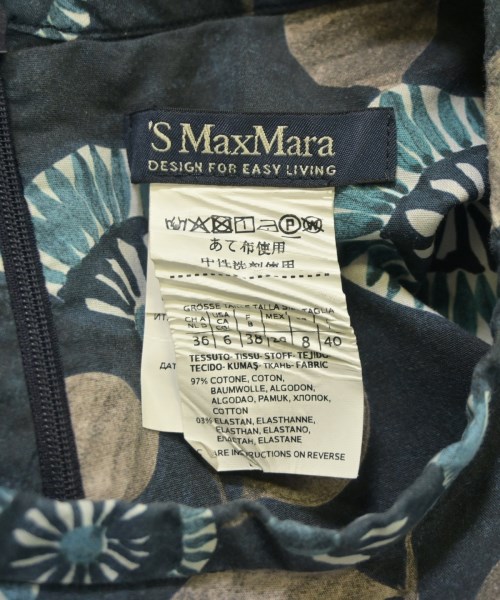 'S Max Mara（エス　マックス　マーラ）ワンピース 紺 サイズ:40(M位) レディース/2200667482012