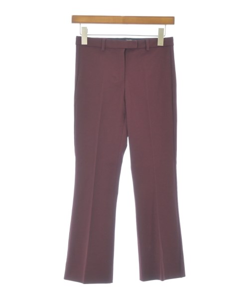 'S Max Mara(エス　マックス　マーラ)スラックス 赤 サイズ:34(XXS位)/2200671901202