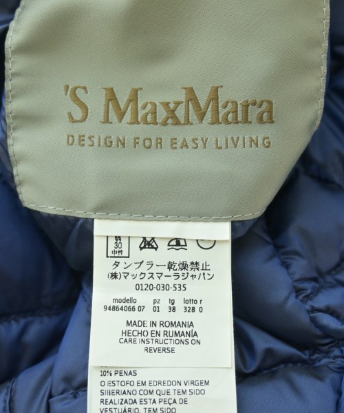 'S Max Mara（エス　マックス　マーラ）ダウンコート 紺 サイズ:38(S位) レディース/2200669584028