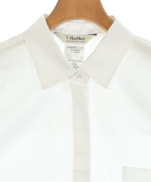 'S Max Mara（エス　マックス　マーラ）カジュアルシャツ 白 サイズ:40(M位) レディース/2200726253195