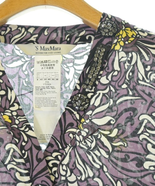 'S Max Mara（エス　マックス　マーラ）シャツワンピース 紫 サイズ:42(M位) レディース/2200717190133