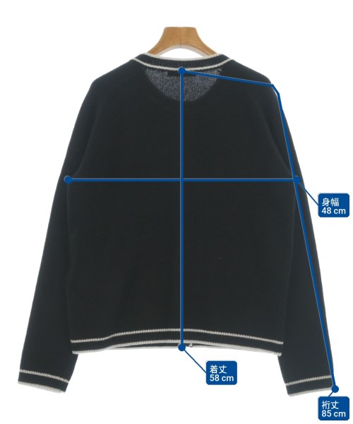 'S Max Mara（エス　マックス　マーラ）カーディガン 黒 サイズ:L レディース/2200720699265