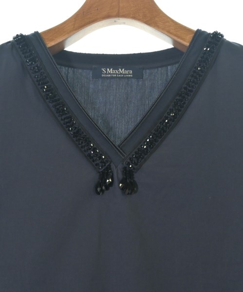 'S Max Mara（エス　マックス　マーラ）ブラウス 紺 サイズ:38(S位) レディース/2200687097050