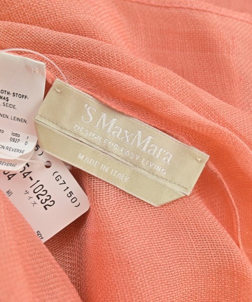 'S Max Mara（エス　マックス　マーラ）ストール ピンク サイズ:- レディース/2200684322322