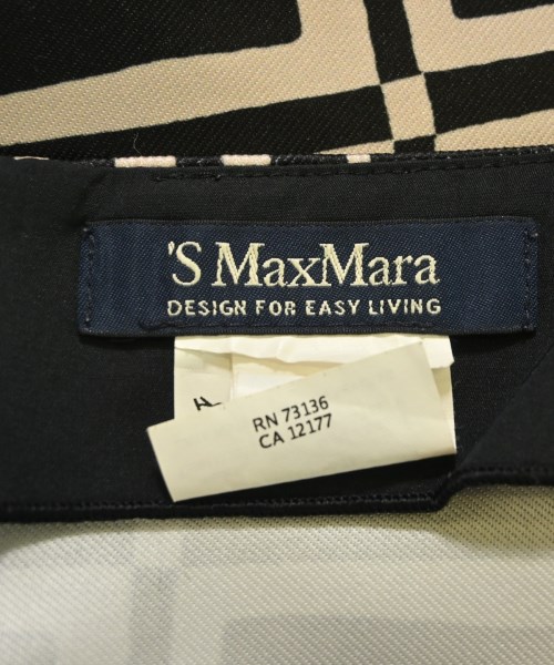 'S Max Mara（エス　マックス　マーラ）ミニスカート 黒 サイズ:-(M位) レディース/2200684368153