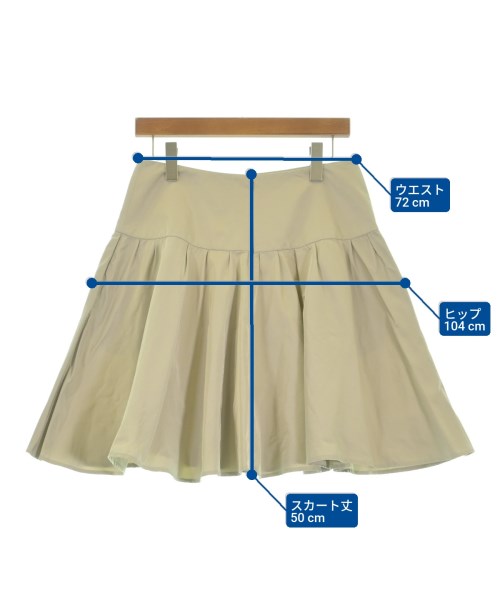 PAULE KA（ポールカ）ひざ丈スカート ベージュ サイズ:38(S位) レディース/2200619948078