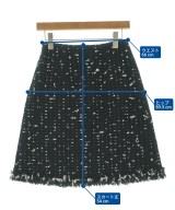 PAULE KA（ポールカ）ひざ丈スカート 黒 サイズ:36(XS位) レディース/2200673367051