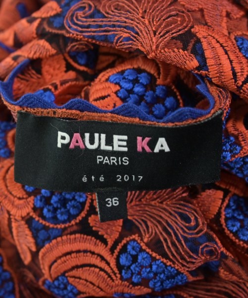 PAULE KA（ポールカ）ブラウス 赤 サイズ:36(XS位) レディース/2200678016015
