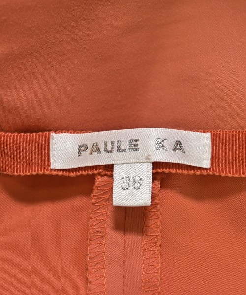 PAULE KA（ポールカ）クロップドパンツ オレンジ サイズ:38(S位) レディース/2200694774050