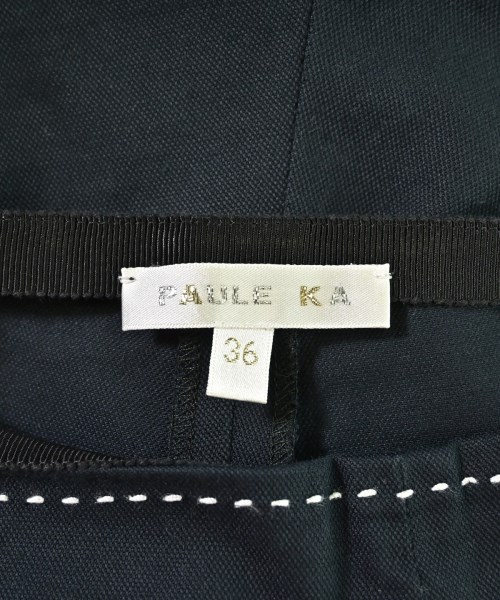 PAULE KA（ポールカ）クロップドパンツ 紺 サイズ:36(XS位) レディース/2200694774081