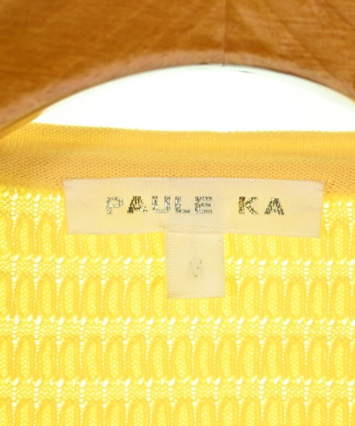 PAULE KA（ポールカ）ニット・セーター 黄 サイズ:M レディース/2200694774975