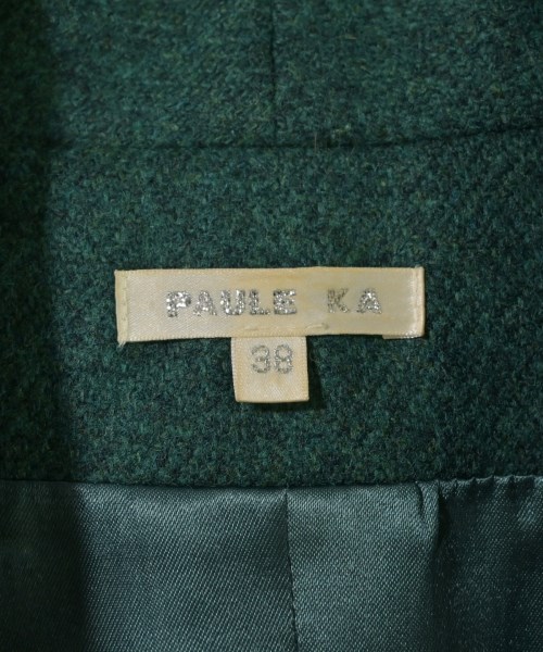 PAULE KA（ポールカ）テーラードジャケット 緑 サイズ:38(S位) レディース/2200698994133