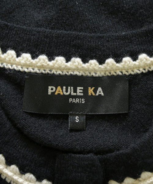 PAULE KA（ポールカ）カーディガン 黒 サイズ:S レディース/2200711851078