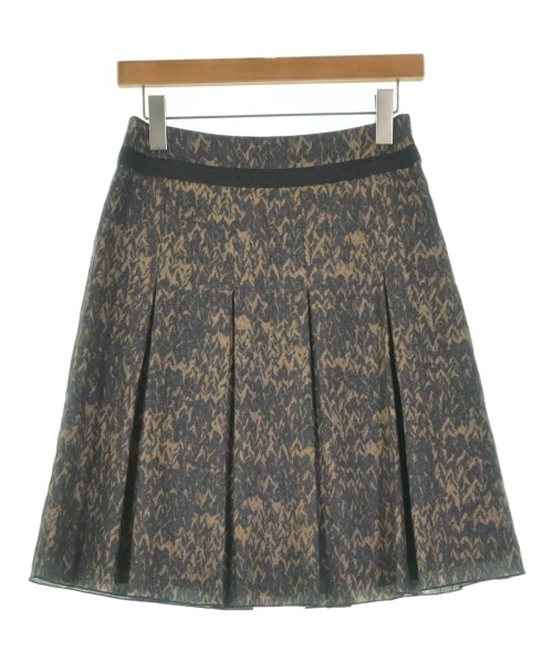 PAULE KA(ポールカ)ひざ丈スカート ベージュ サイズ:36(XS位)/2200630010068