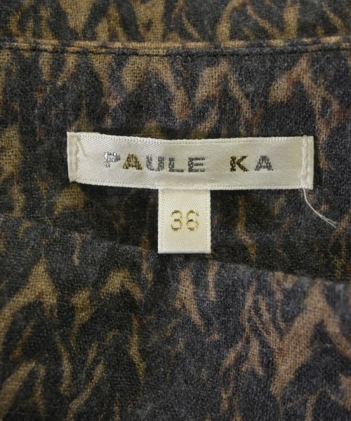 PAULE KA（ポールカ）ひざ丈スカート ベージュ サイズ:36(XS位) レディース/2200630010068