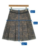 PAULE KA（ポールカ）ひざ丈スカート ベージュ サイズ:36(XS位) レディース/2200630010068