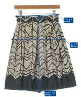 PAULE KA（ポールカ）ひざ丈スカート グレー サイズ:36(XS位) レディース/2200630010082