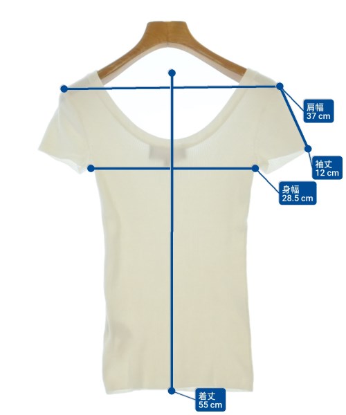 PAULE KA（ポールカ）Tシャツ・カットソー 白 サイズ:M レディース/2200664849061
