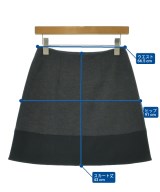 PAULE KA（ポールカ）ミニスカート グレー サイズ:36(S位) レディース/2200666685025