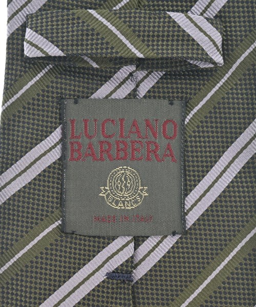 LUCIANO BARBERA（ルチアーノ　バルベラ）ネクタイ カーキ サイズ:- メンズ/2200632135028