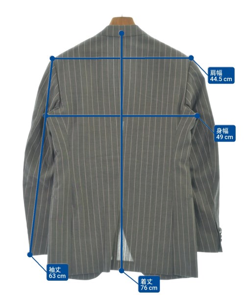 FRANCO PRINZIVALLI（フランコ　プリッツヴァリー）ビジネス グレー サイズ:48(L位) メンズ/2200656663026